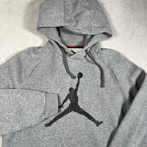 Jordan Jumpman Hoodie Men M Standard Fit Sweatshirt Long Sleeve Pullover-EUC